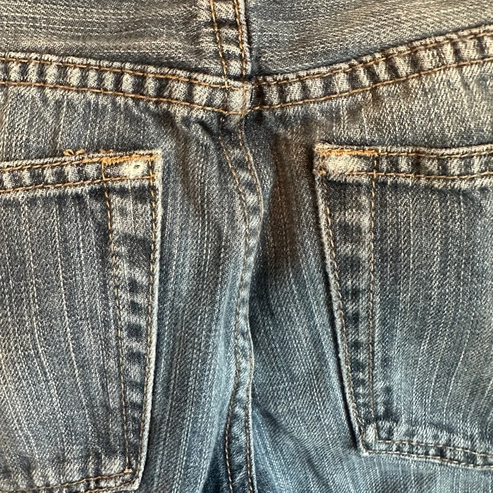 GAP Blue Straight-Leg Jeans Classic Denim